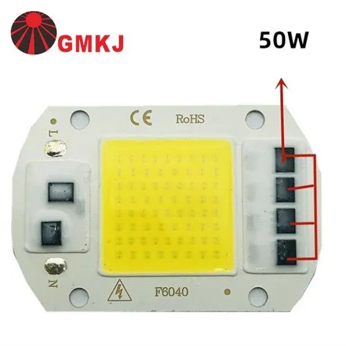 AC Sürücüsüz COB LED 50W